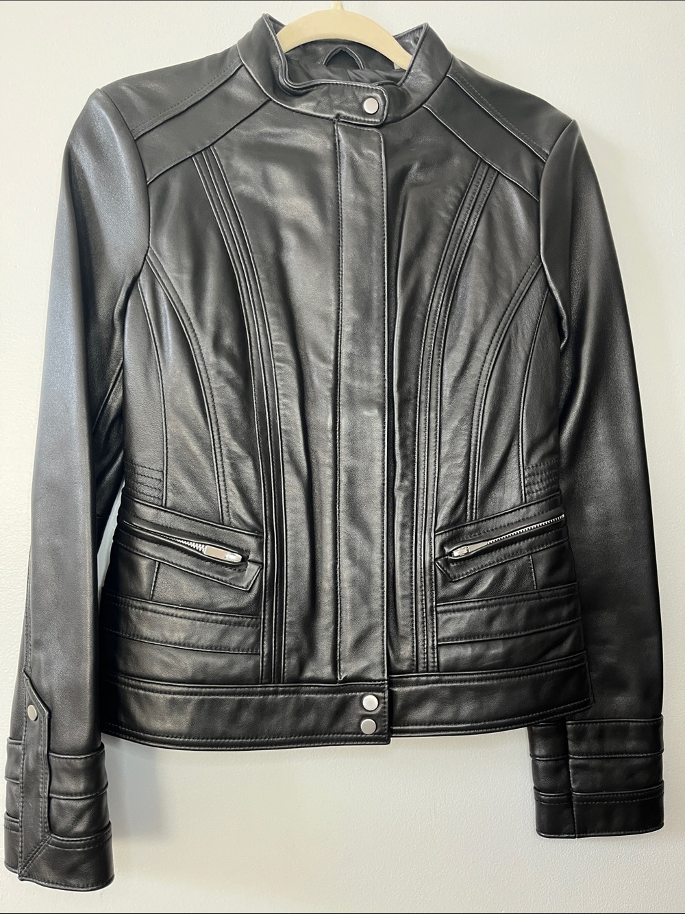 NWOT Wilson’s leather black moto jacket